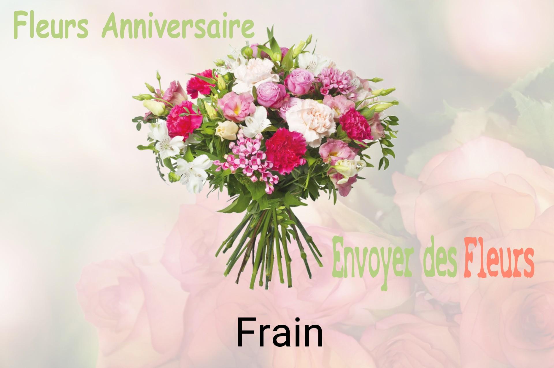 Bouquet de fleurs d’anniversaire livré à Frain