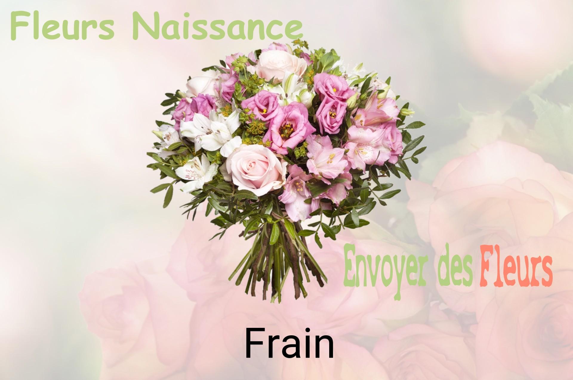 Bouquet de fleurs de naissance livré à Frain